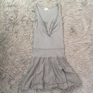 Eco-Ganik Sleeveless Slip Dress Layer Ruffle